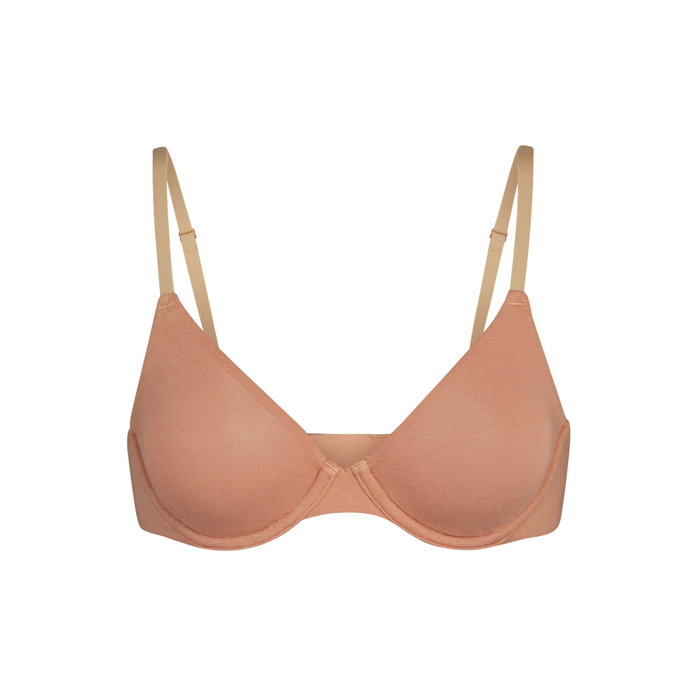 Skims COTTON JERSEY T-shirt Bra Abrikoos | LXE-983076