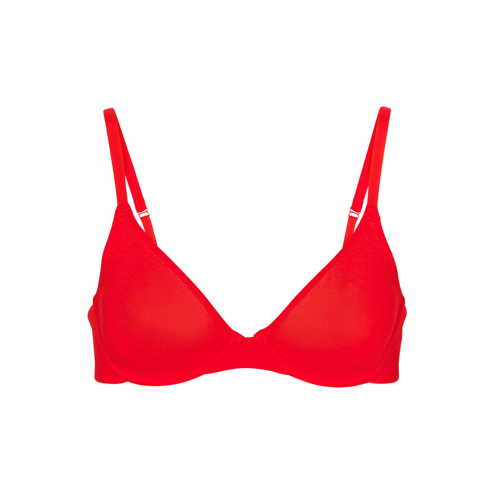 Skims COTTON JERSEY T-shirt Bra Rood | UBF-263845