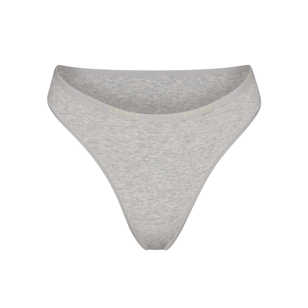 Skims COTTON LOGO HIGH LEG Bikini Lichtgrijs | WNI-214395