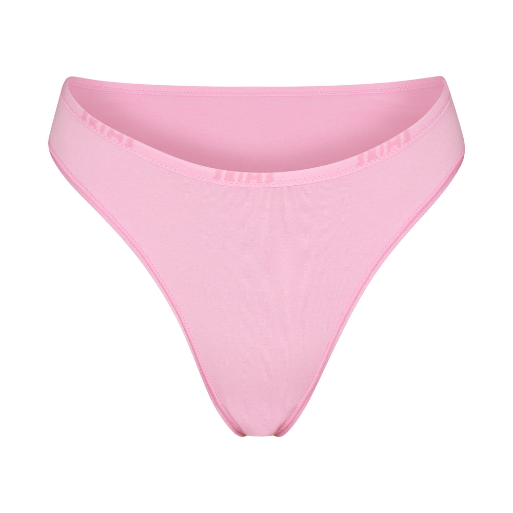 Skims COTTON LOGO HIGH LEG Bikini Roze | SMV-362195