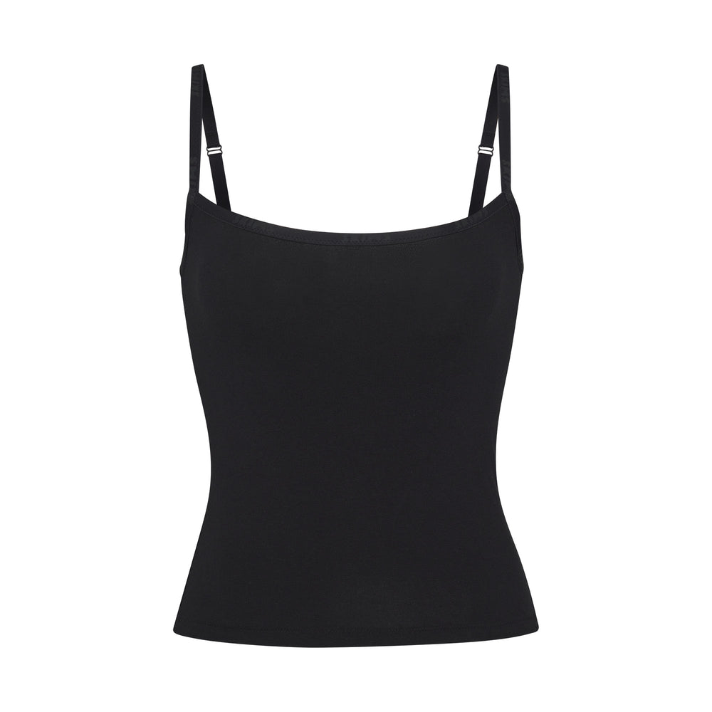 Skims COTTON LOGO Tank Zwart | ENT-940618