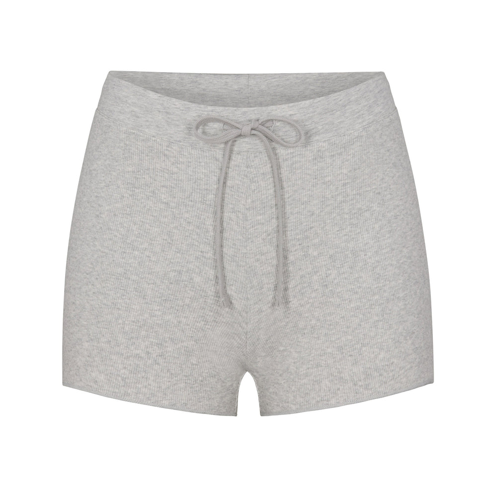 Skims COTTON RIB DRAWSTRING Korte Broek Lichtgrijs | YBJ-695720