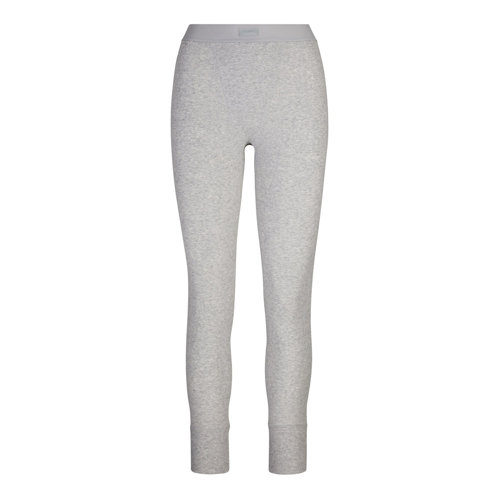 Skims COTTON RIB Leggings Lichtgrijs | KIX-546137