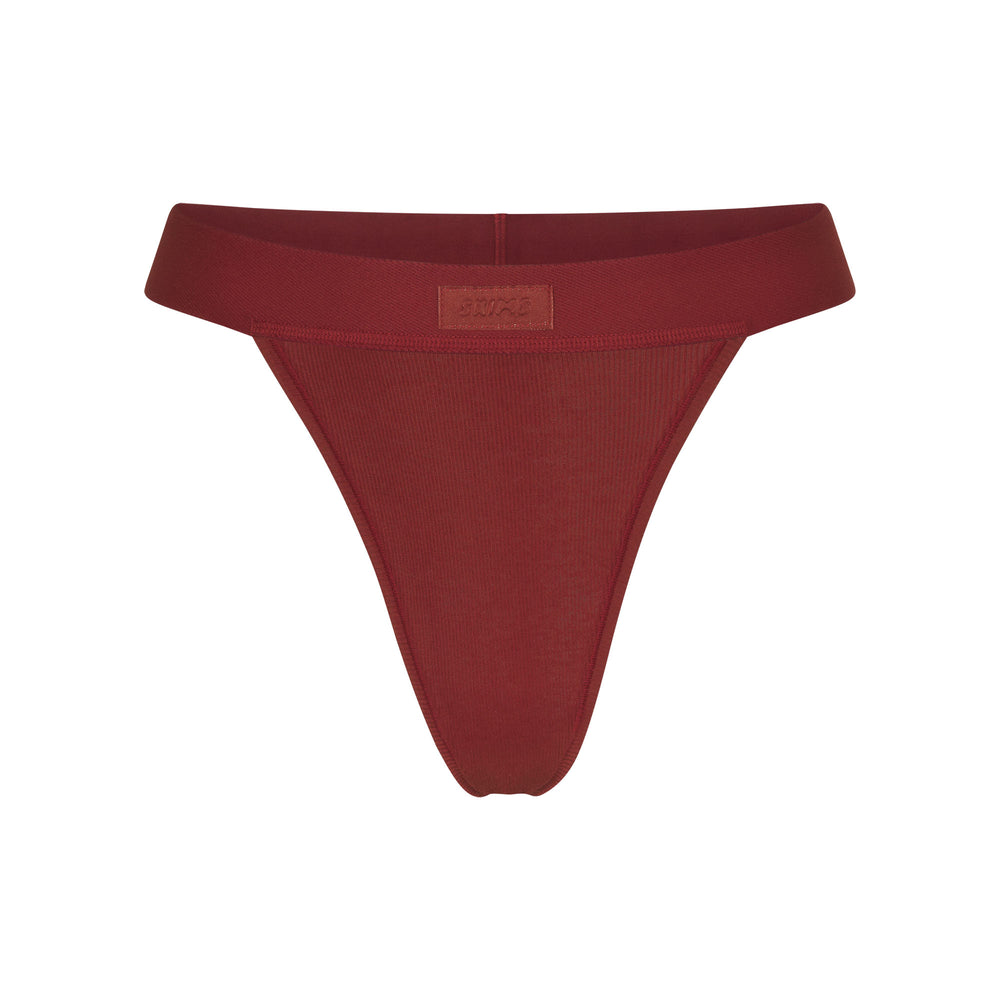 Skims COTTON RIB Thong Dieprood | KGD-758196