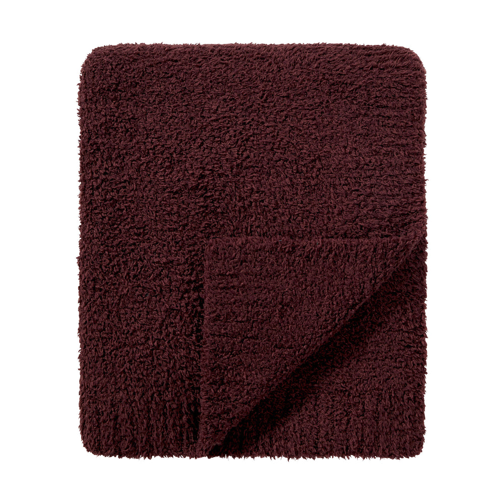 Skims COZY KNIT Deken Donkerrood | EIH-968142