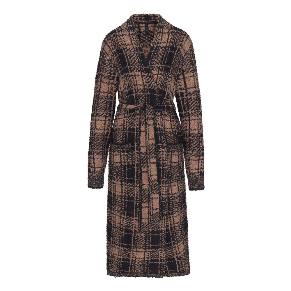 Skims COZY KNIT UNISEX Badjas PLAID | NUH-183024