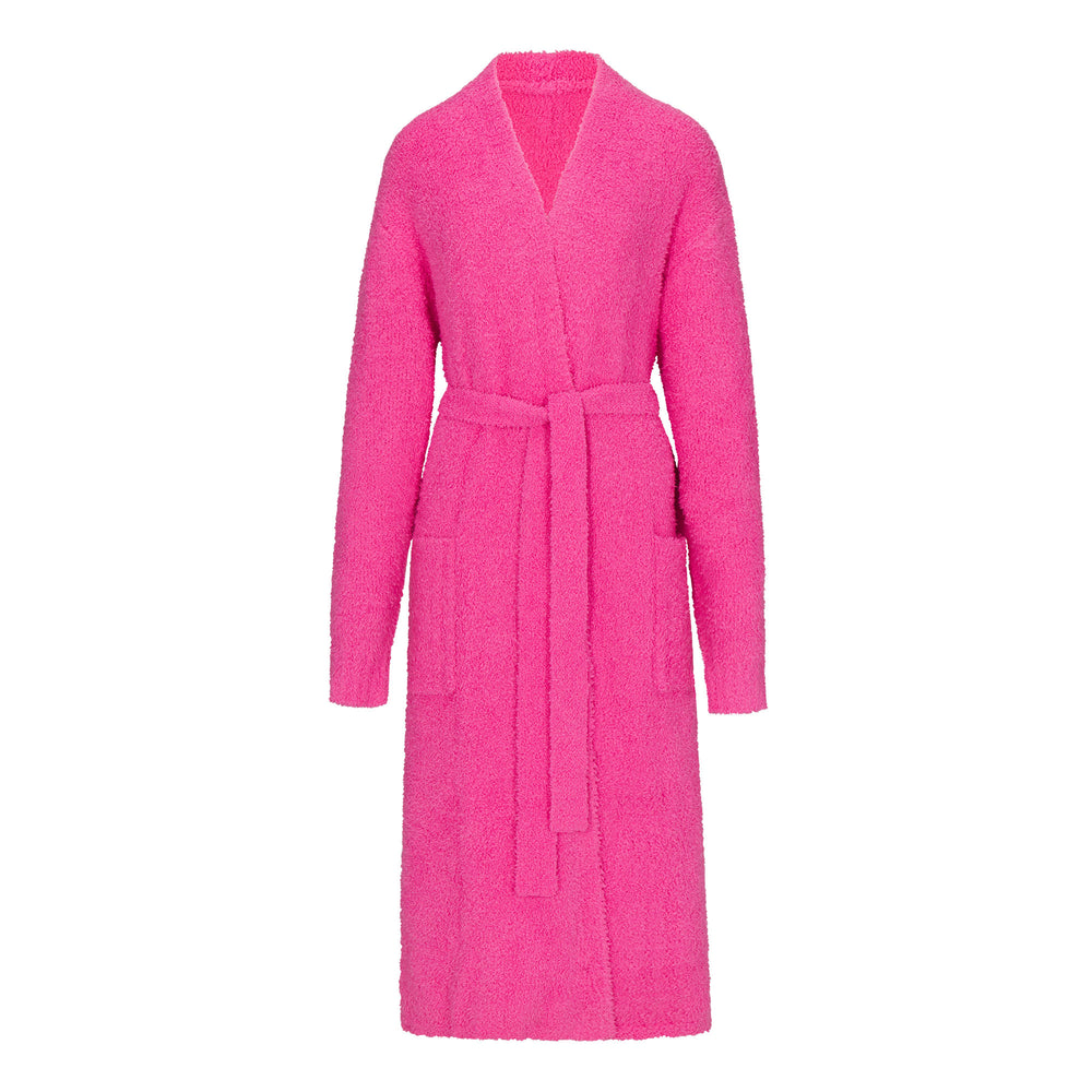 Skims COZY KNIT UNISEX Badjas Roze | FQC-356081