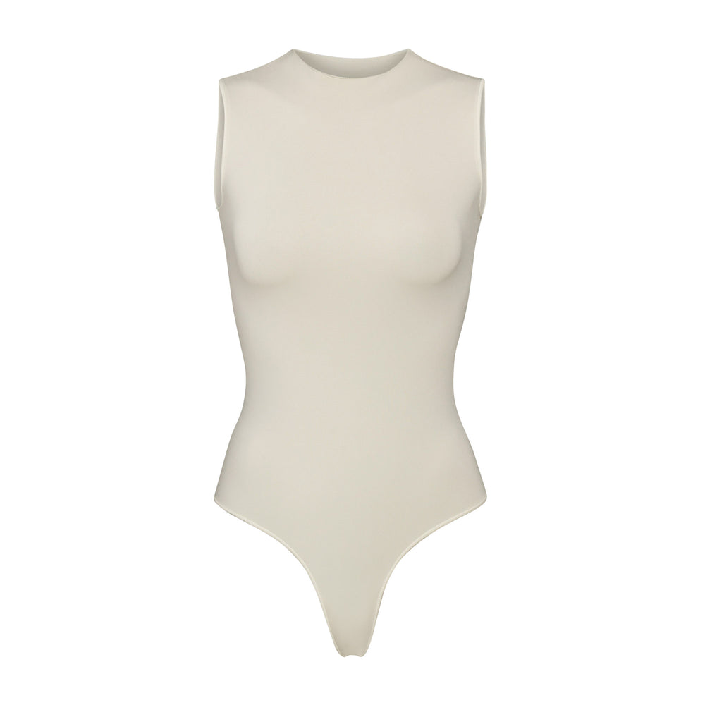 Skims ESSENTIAL CREW NECK Sleeveless Bodysuit Wit | FLJ-759062