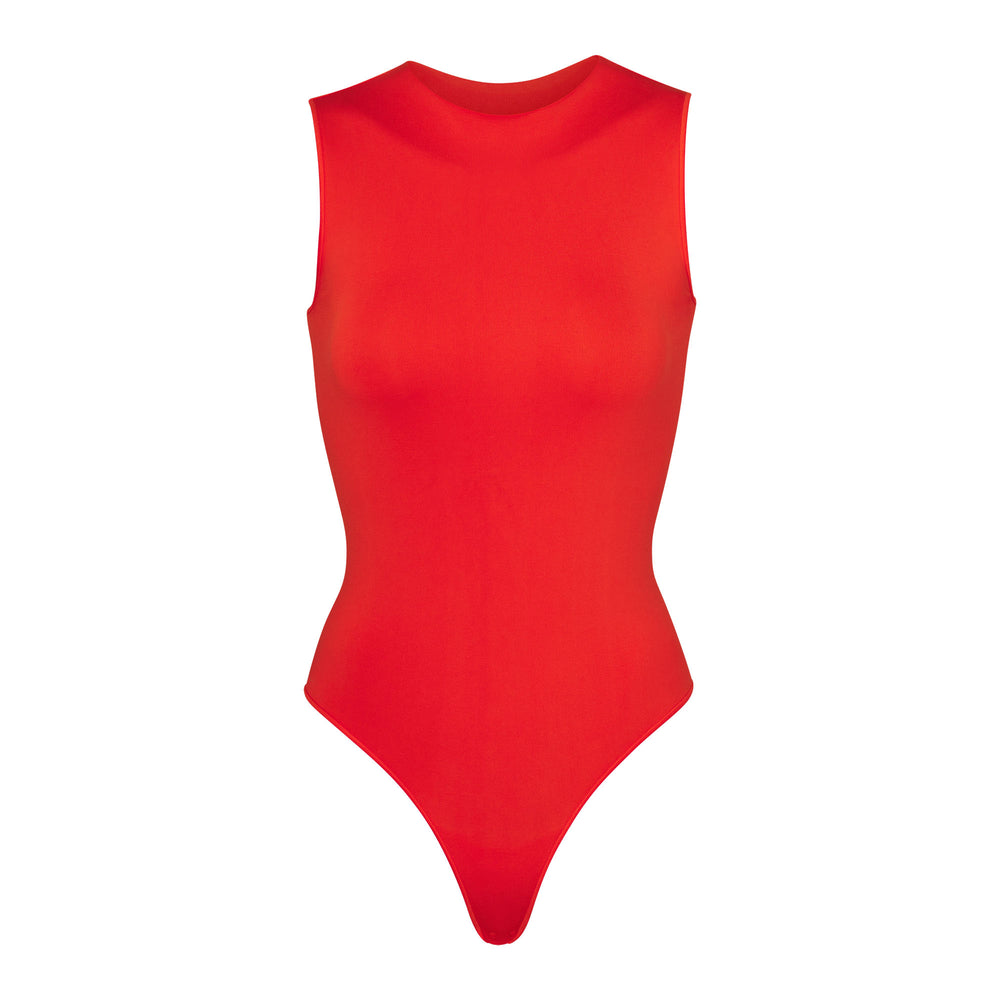 Skims ESSENTIAL CREW NECK Sleeveless Bodysuit Rood | ISV-956132