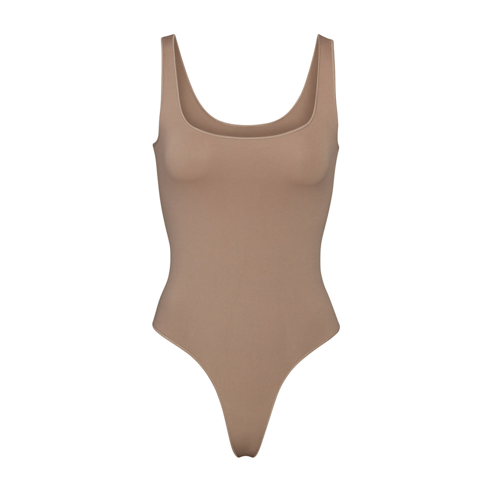Skims ESSENTIAL Scoop Neck Bodysuit Abrikoos | ILO-329086
