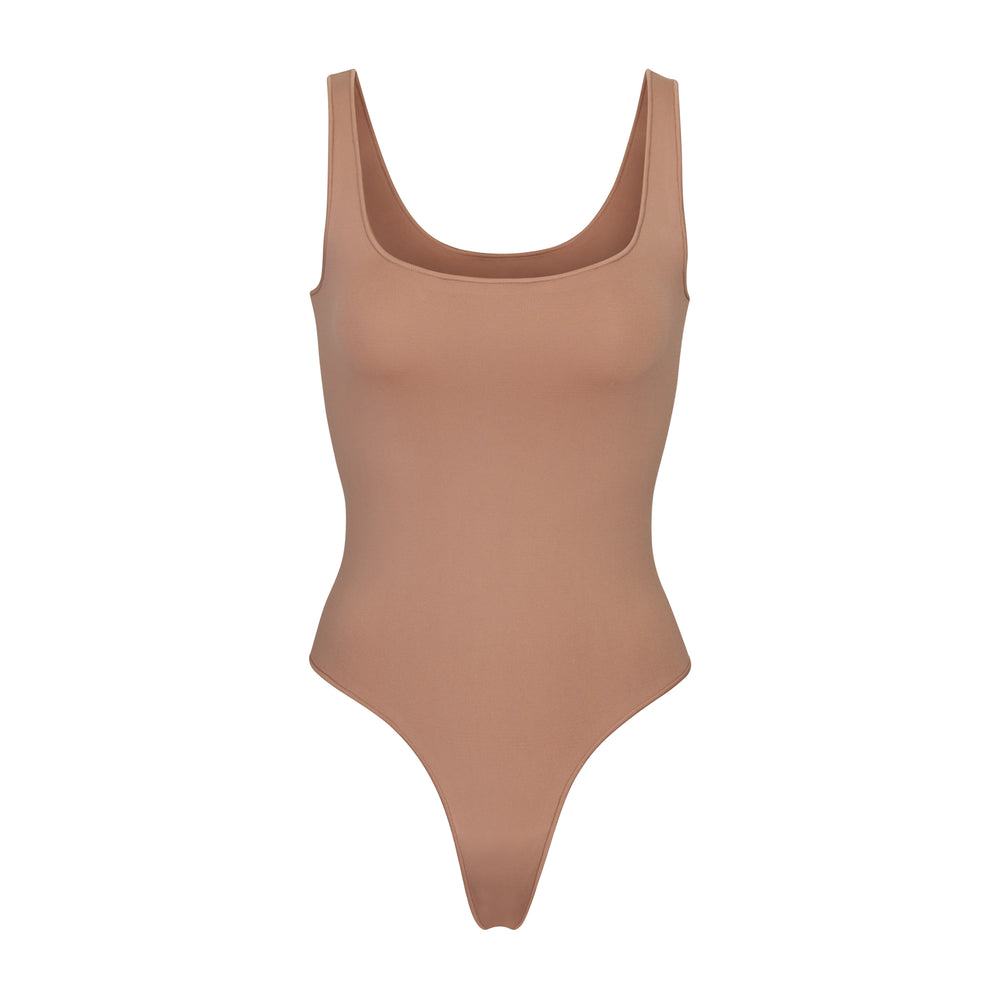 Skims ESSENTIAL Scoop Neck Bodysuit Abrikoos | XIV-925036