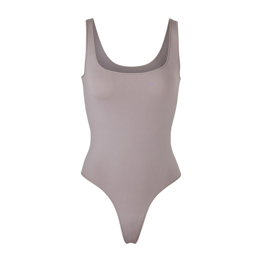 Skims ESSENTIAL Scoop Neck Bodysuit Grijs | YNP-019462