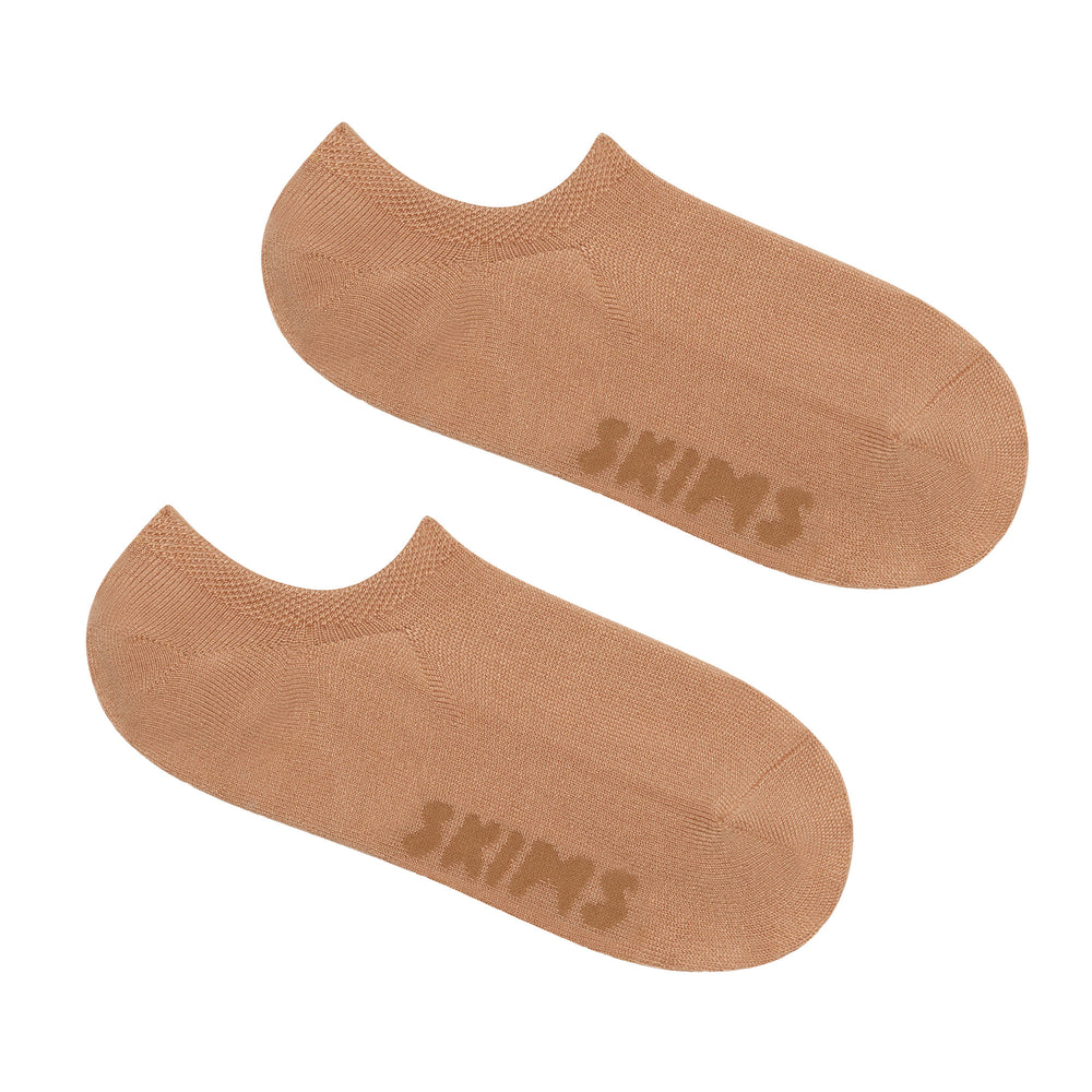 Skims EVERYDAY LOW RIB ANKLE Sokken Beige | VCO-127563