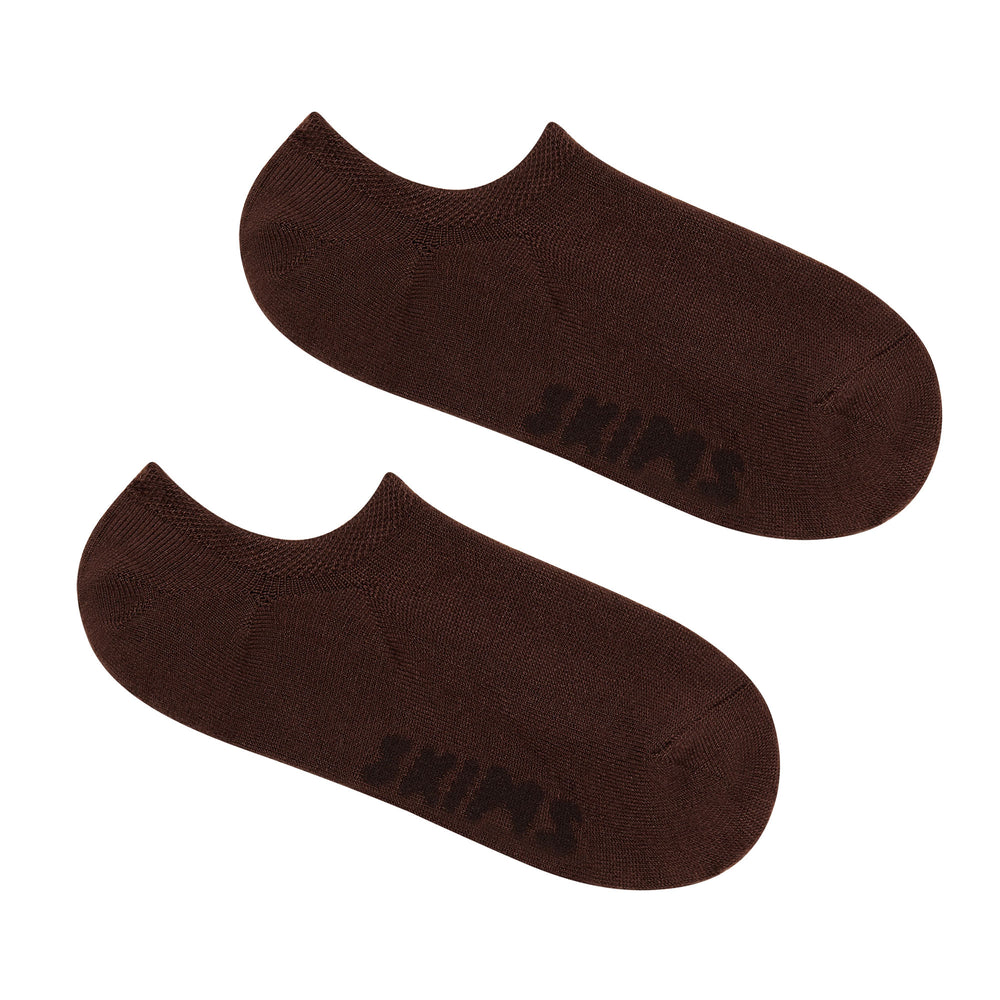 Skims EVERYDAY LOW RIB ANKLE Sokken Chocola | WNY-529068