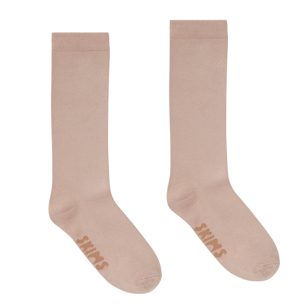 Skims EVERYDAY MID CALF Sokken Beige | PZR-825179