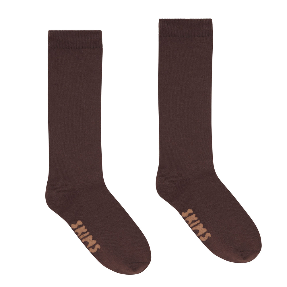 Skims EVERYDAY MID CALF Sokken Chocola | GKE-592364