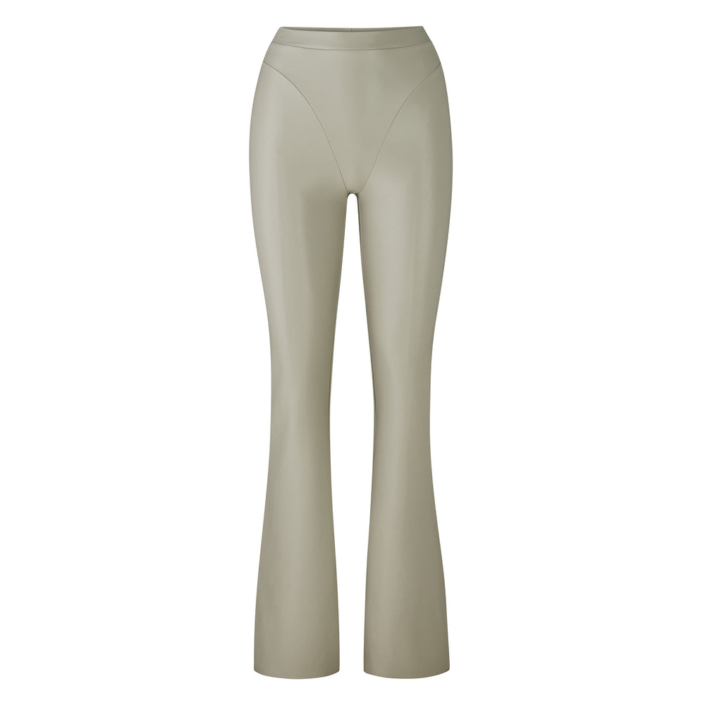 Skims FAUX LEATHER BOOT CUT Broek Wit | SVO-037685