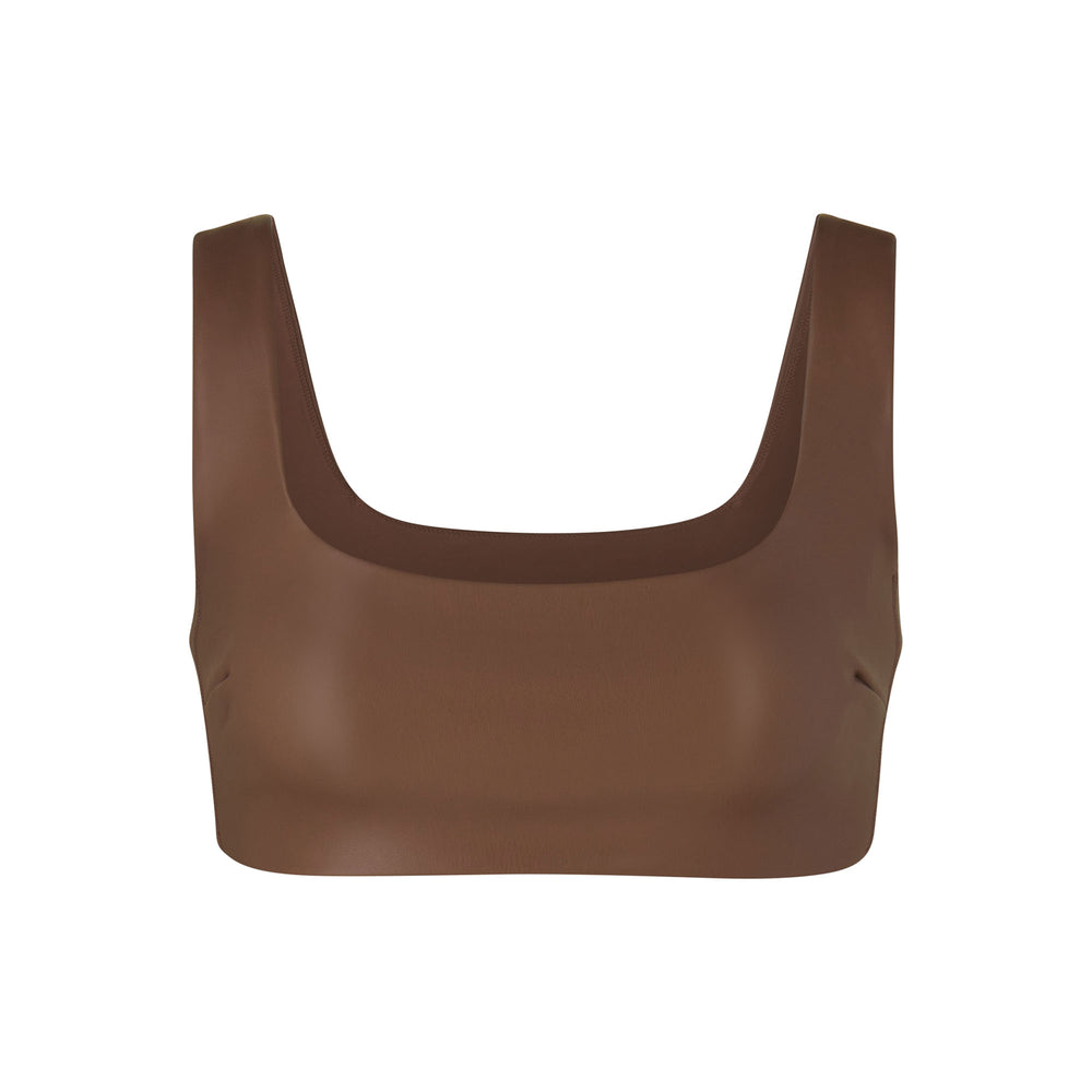 Skims FAUX LEATHER Bralette Bruin | WGZ-296481