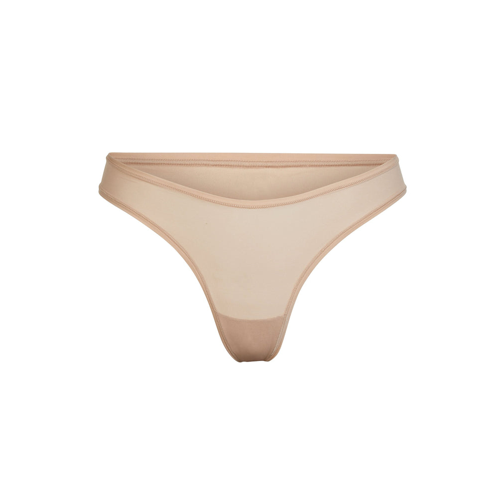 Skims FITS EVERYBODY DIPPED FRONT Thong Beige | FDN-079386
