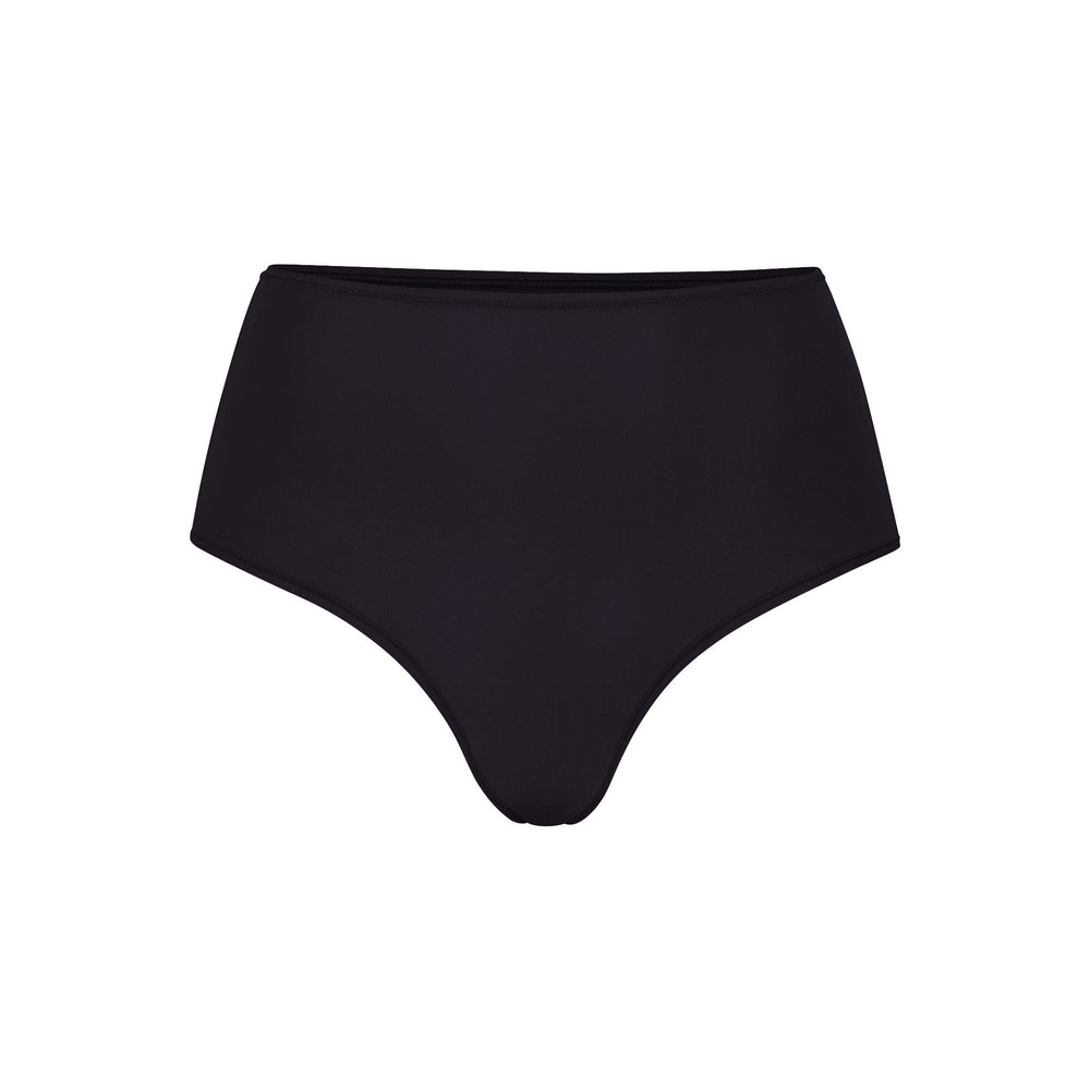 Skims FITS EVERYBODY HIGH WAISTED Thong Zwart | BHU-405378