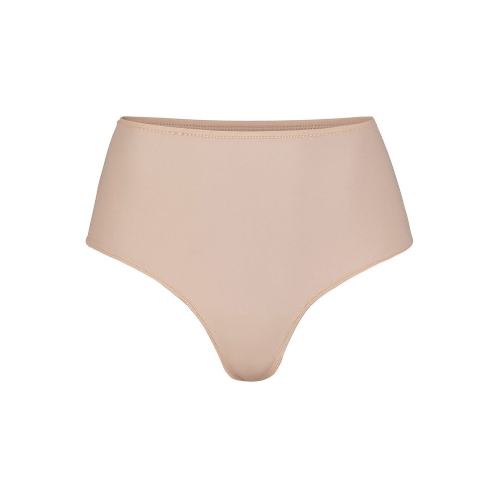 Skims FITS EVERYBODY HIGH WAISTED Thong Beige | CUW-897120