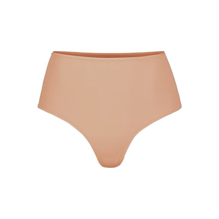 Skims FITS EVERYBODY HIGH WAISTED Thong Beige | SWN-367812