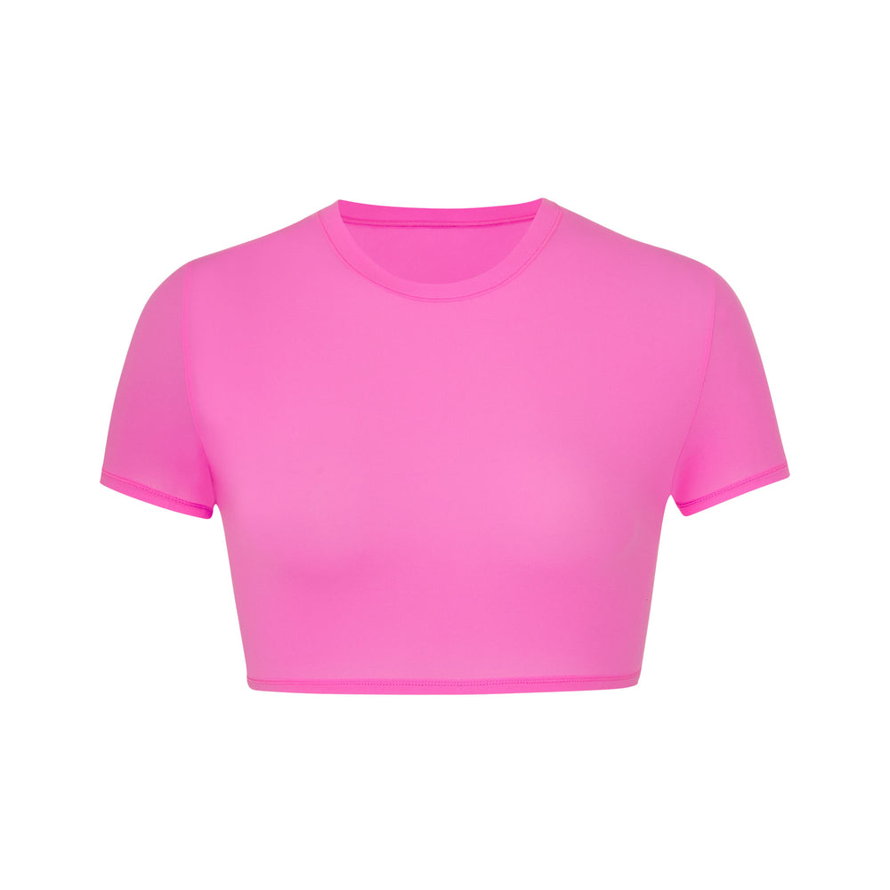 Skims FITS EVERYBODY SUPER CROPPED T-shirt Paars | OGQ-724059