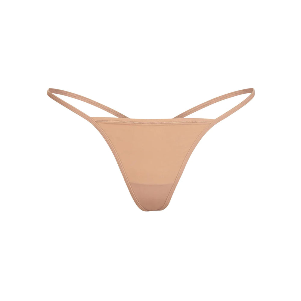 Skims FITS EVERYBODY T STRING Thong Beige | YQU-469235