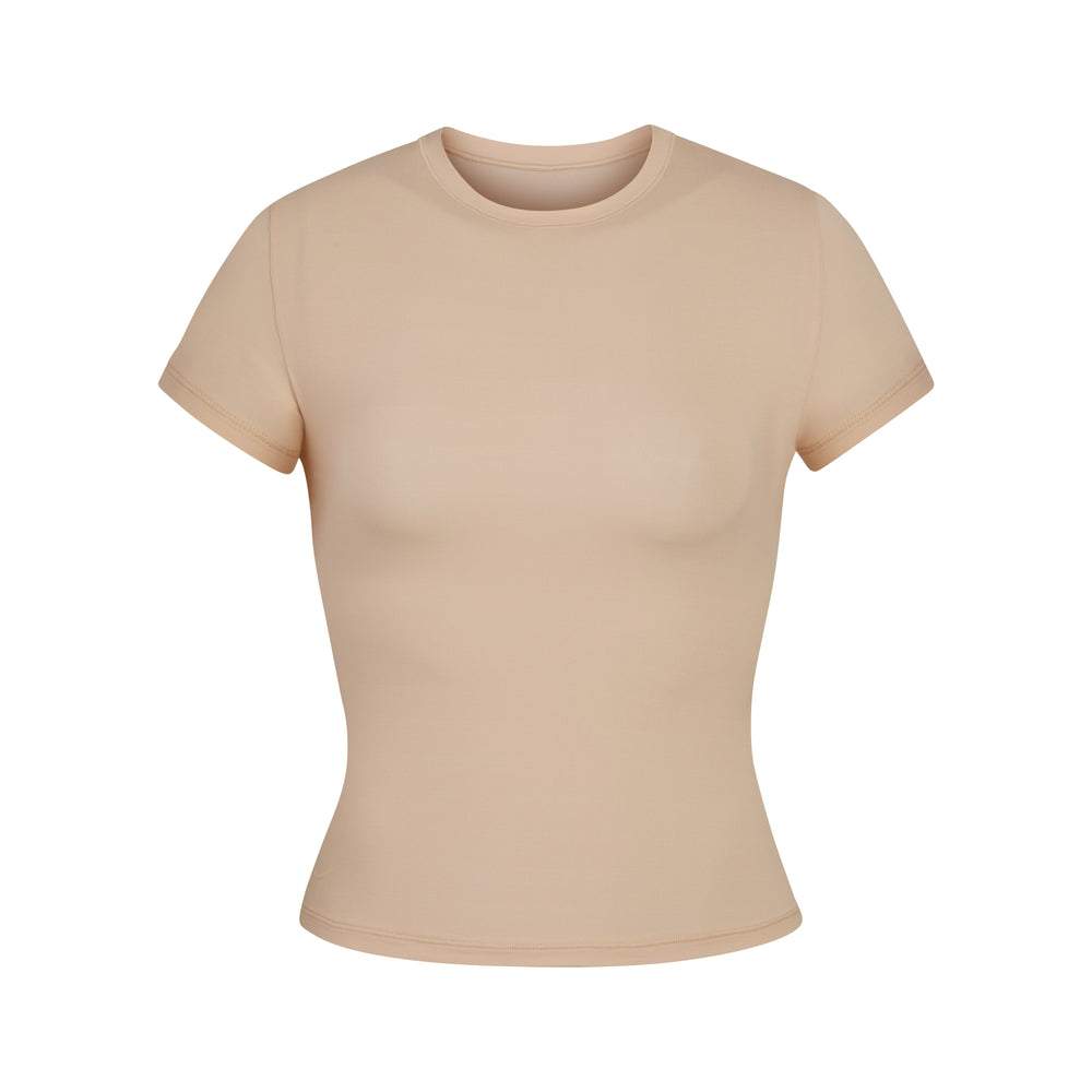 Skims FITS EVERYBODY T-shirt Beige | ETS-064325