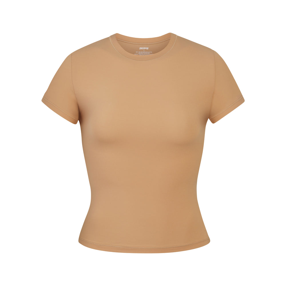 Skims FITS EVERYBODY T-shirt Beige | YBA-783214