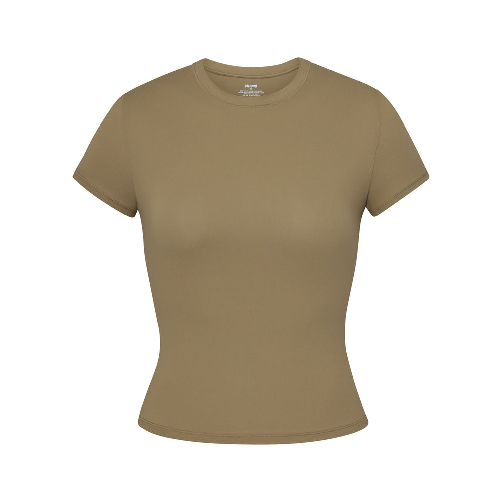 Skims FITS EVERYBODY T-shirt Khaki | IXW-730219