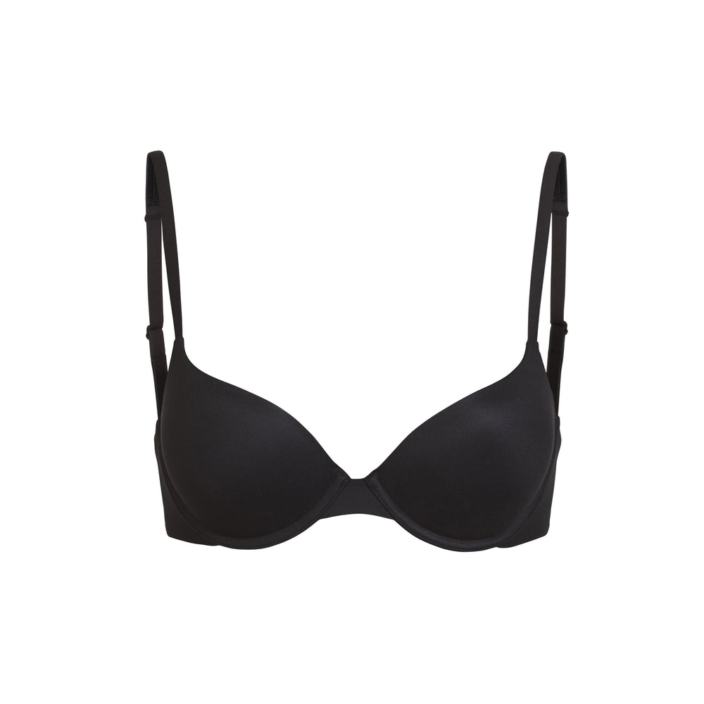 Skims FITS EVERYBODY T-shirt Push Up Bra Zwart | BEI-962531