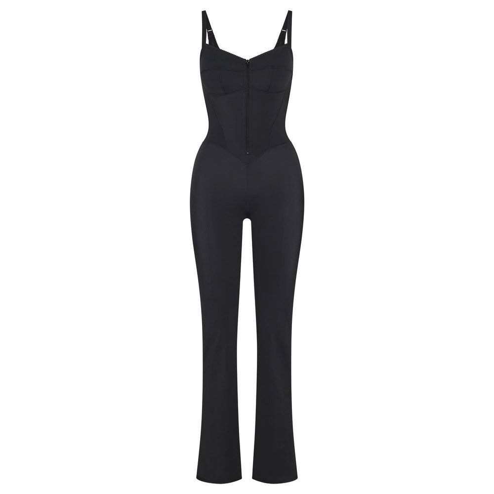 Skims GLAM Catsuit Zwart | QNZ-827301