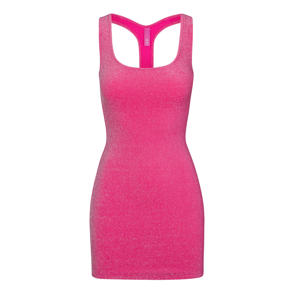 Skims GLITTER SWIM METALLIC Dress Roze | NLG-752816
