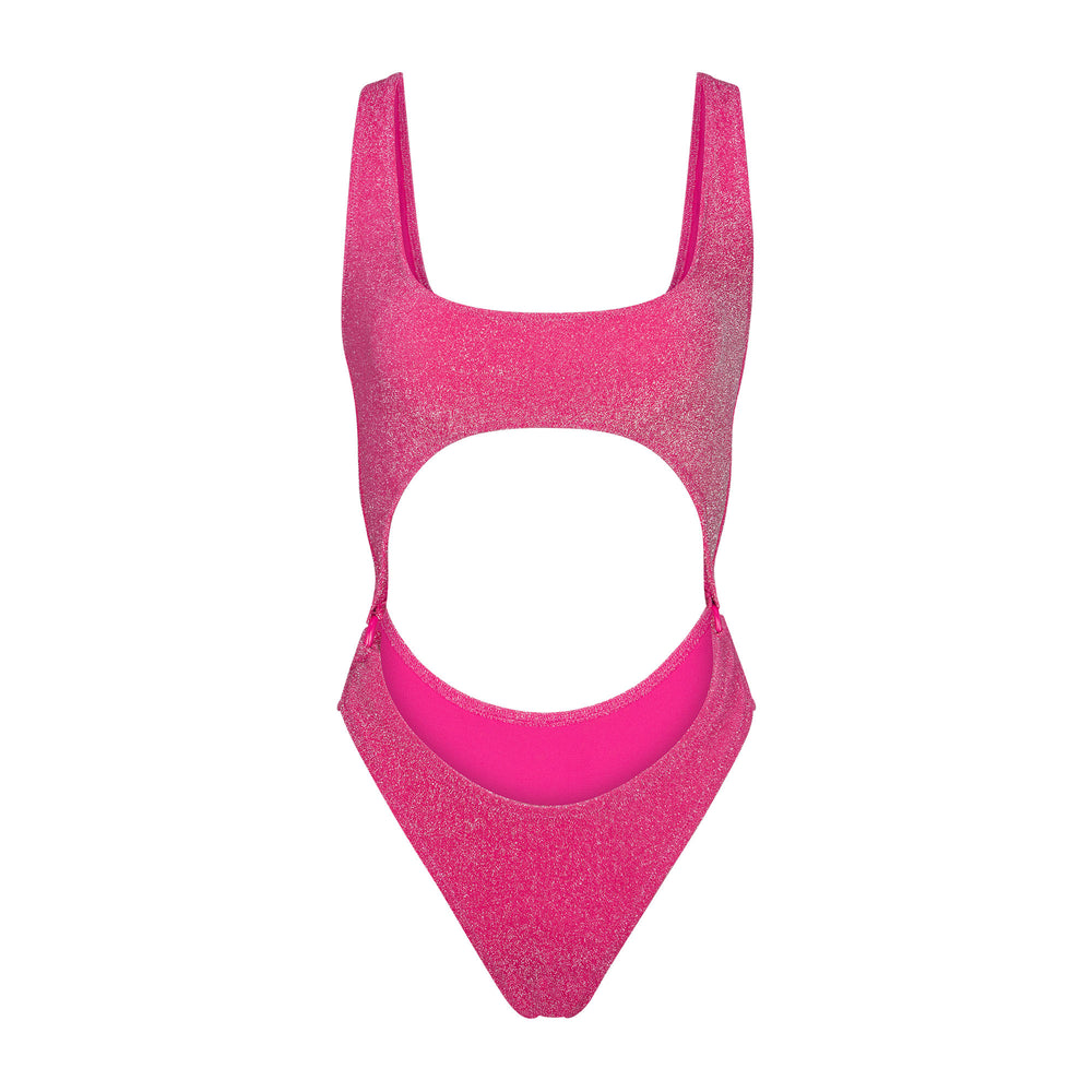 Skims GLITTER SWIM MONOKINI One Piece Roze | GLN-379802
