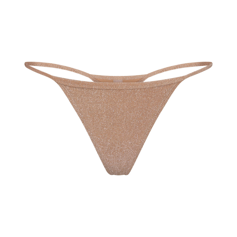 Skims GLITTER SWIM STRING Thong Abrikoos | IBD-920854