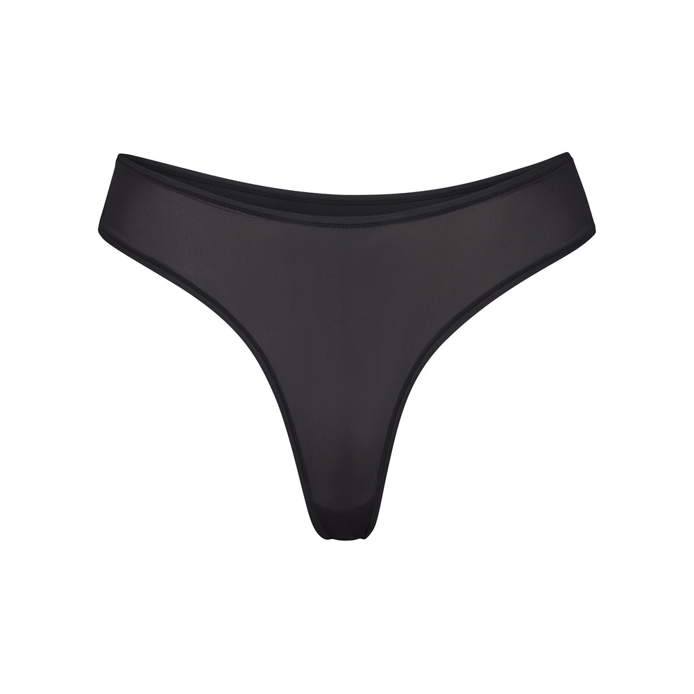 Skims JELLY SHEER DIPPED Thong Zwart | BFM-062753