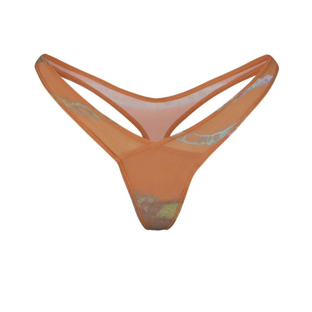 Skims JELLY SHEER HIGH CUT Thong Bruin | FUB-749205