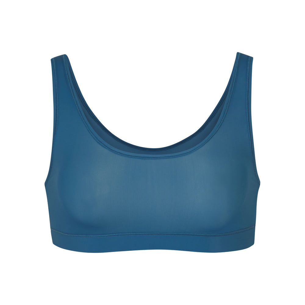 Skims JELLY SHEER SCOOP NECK Bralette Blauw | OTX-532019