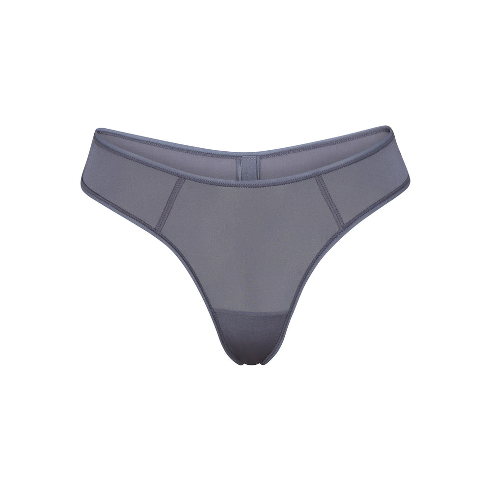 Skims JELLY SHEER SEAMED DIPPED Thong Grijs Blauw | ZHO-791802