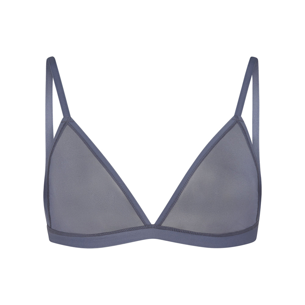 Skims JELLY SHEER SEAMED TRIANGLE Bralette Grijs Blauw | HXI-716205