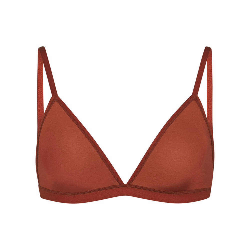 Skims JELLY SHEER SEAMED TRIANGLE Bralette Bruin | NDS-681205
