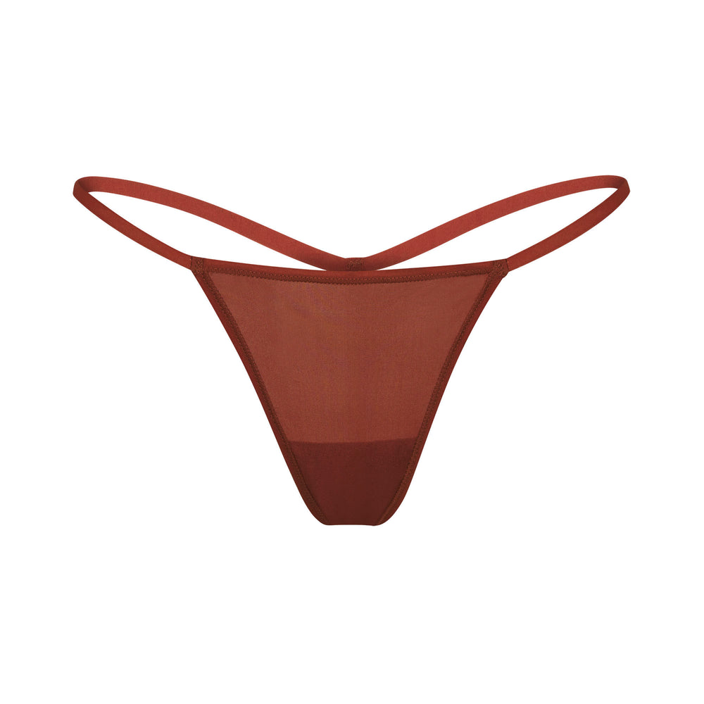 Skims JELLY SHEER STRING Thong Bruin | MOC-930687