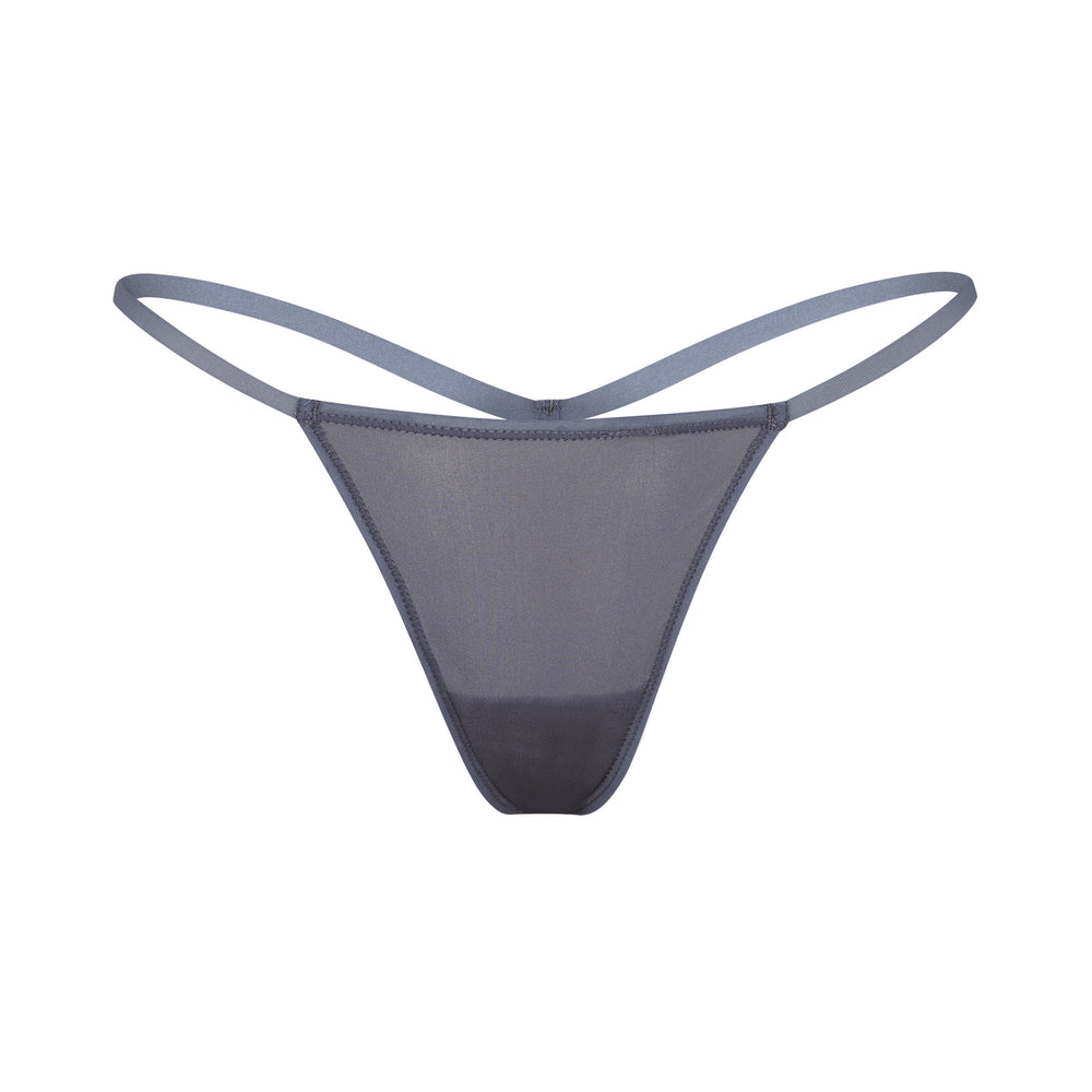 Skims JELLY SHEER STRING Thong Grijs Blauw | CPM-238509