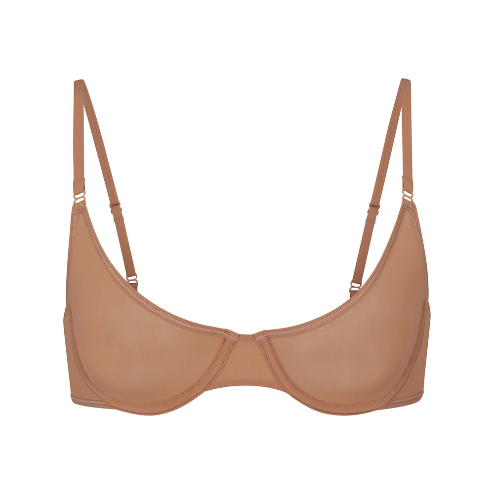 Skims JELLY SHEER UNDERWIRE Scoop Neck Bra Abrikoos | AIL-907524