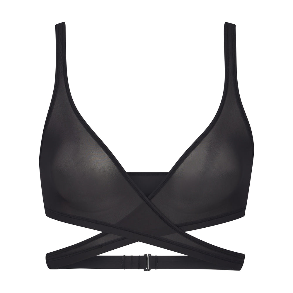 Skims JELLY SHEER WRAP Bralette Zwart | TGO-504167