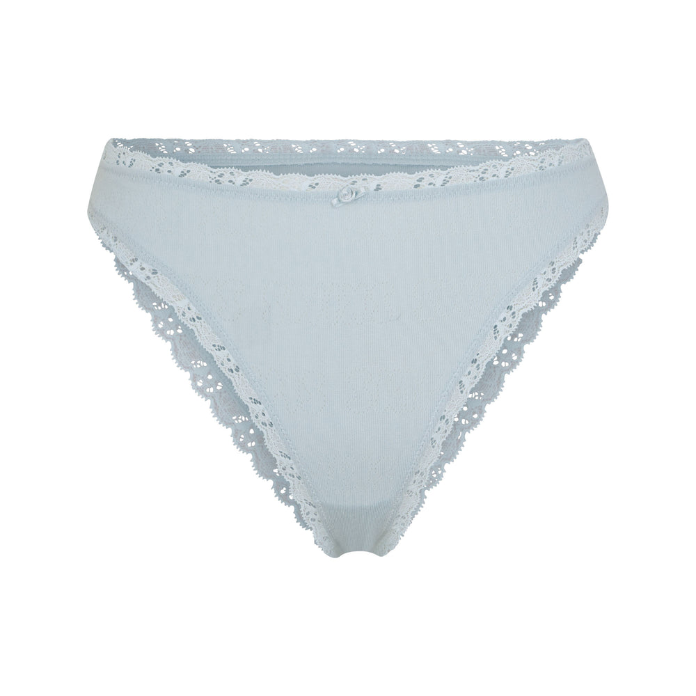 Skims LACE POINTELLE CHEEKY Brief Blauw | KIB-374651