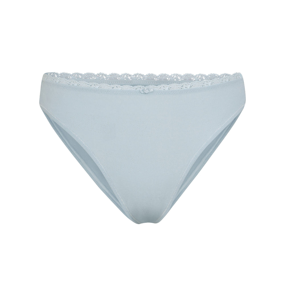 Skims LACE POINTELLE MID RISE Brief Blauw | SWC-672431