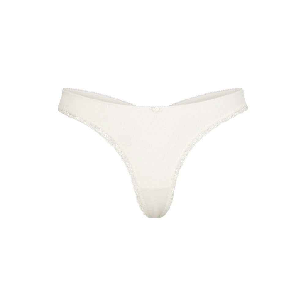 Skims LACE POINTELLE Thong Wit | JOX-917543