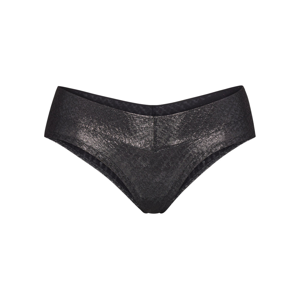 Skims LOGO MESH FOIL Boy Short Zwart | FJI-529763